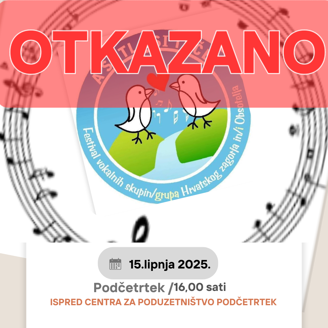 Obavijest: Otkazano događanje “A Sutla si teče”