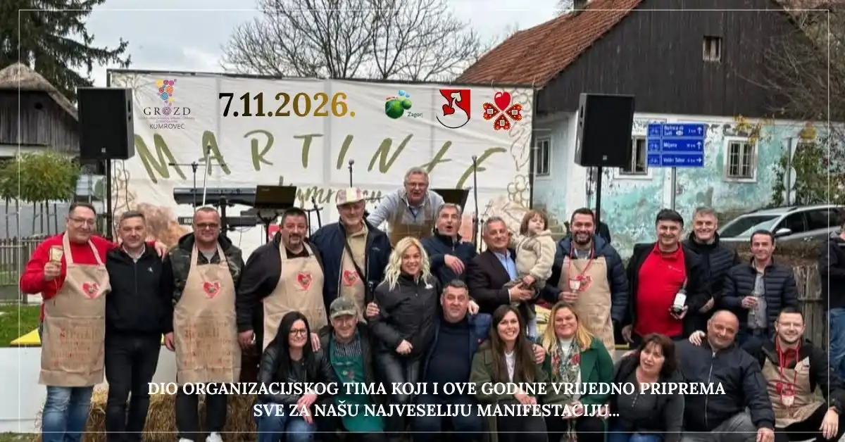 Martinje u Kumrovcu 2026. – organizacijski tim